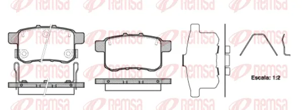 Brake Pad Set, disc brake (1332 12)