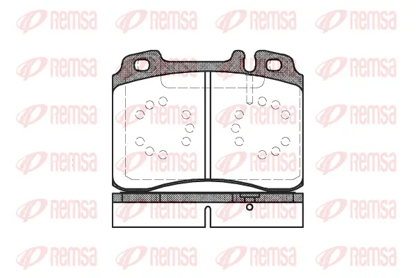 Brake Pad Set, disc brake (0379 20)