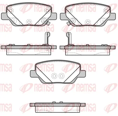 Brake Pad Set, disc brake (1700 02)