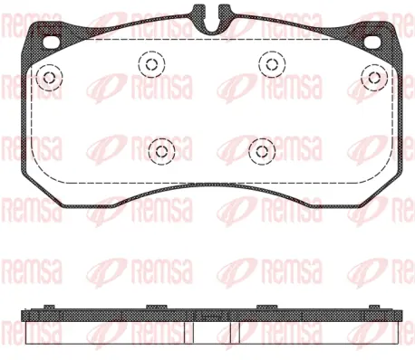 Brake Pad Set, disc brake (1497 00)