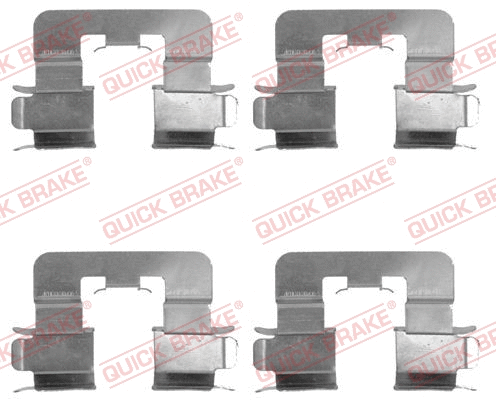 Accessory Kit, disc brake pad (109-1741)