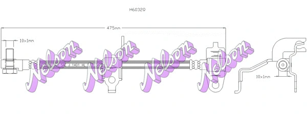 Brake Hose (H6032Q)