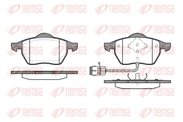 Brake Pad Set, disc brake (0390 02)
