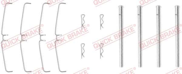Accessory Kit, disc brake pad (109-0965)