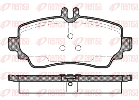 Brake Pad Set, disc brake (0650 02)