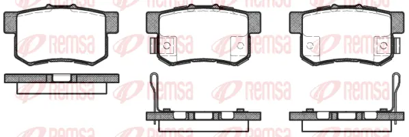 Brake Pad Set, disc brake (0325 52)