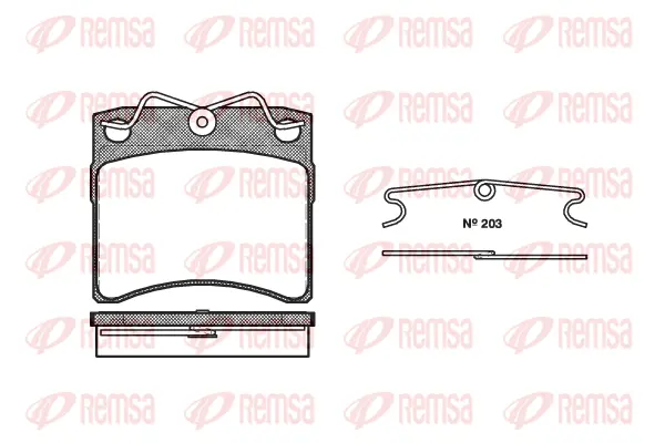 Brake Pad Set, disc brake (0385 00)
