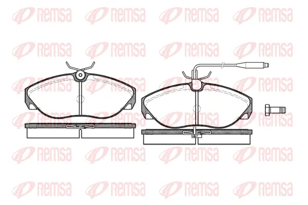 Brake Pad Set, disc brake (0486 02)