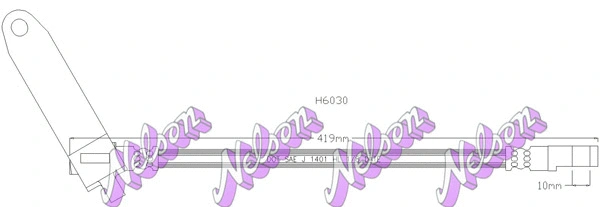 Brake Hose (H6030)
