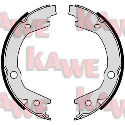 Brake Shoe Set, parking brake (09800)