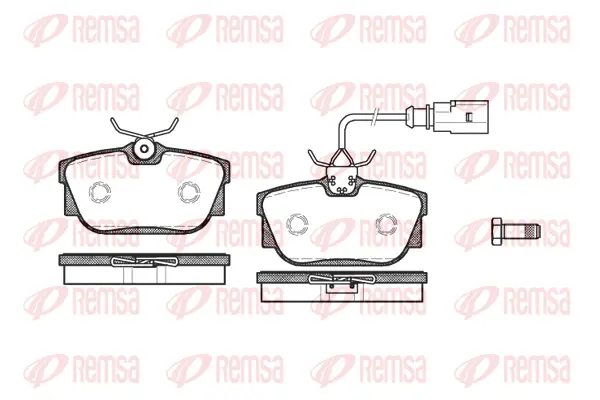 Brake Pad Set, disc brake (0767 01)