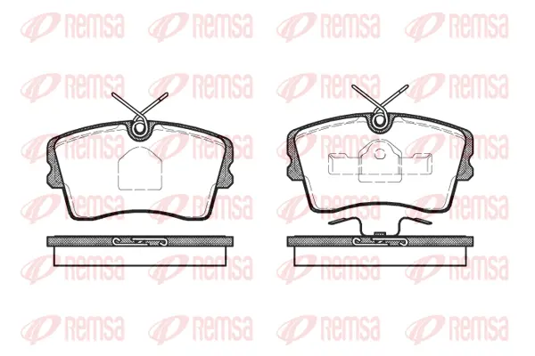 Brake Pad Set, disc brake (0173 10)