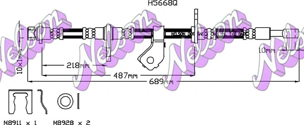 Brake Hose (H5668Q)