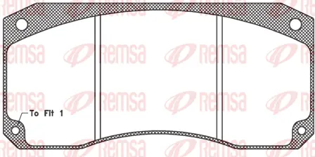 Brake Pad Set, disc brake (JCA346.40)