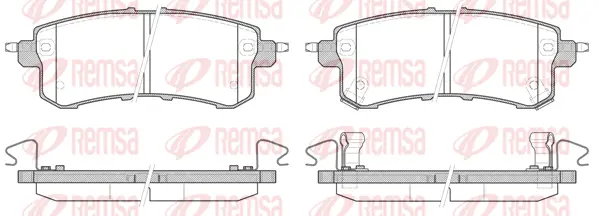 Brake Pad Set, disc brake (1447 02)