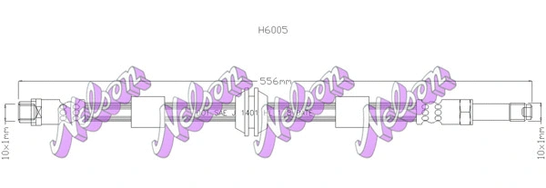 Brake Hose (H6005)