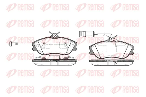 Brake Pad Set, disc brake (0276 22)