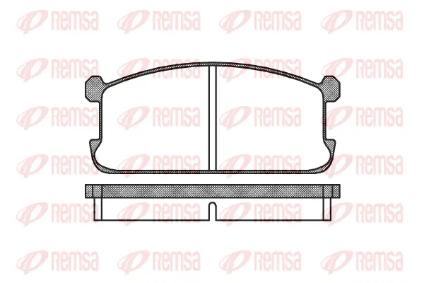 Brake Pad Set, disc brake (0106 00)