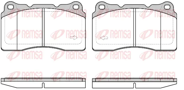 Brake Pad Set, disc brake (0666 40)