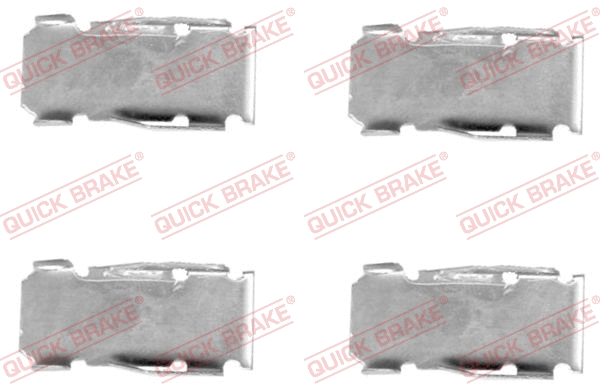 Accessory Kit, disc brake pad (109-1094)