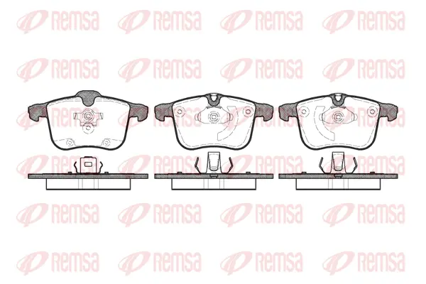 Brake Pad Set, disc brake (1053 00)