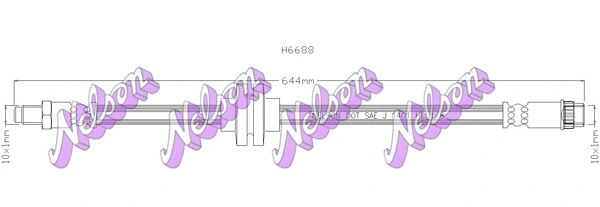 Brake Hose (H6688)