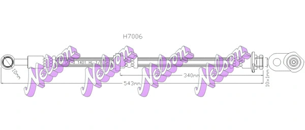 Brake Hose (H7006)