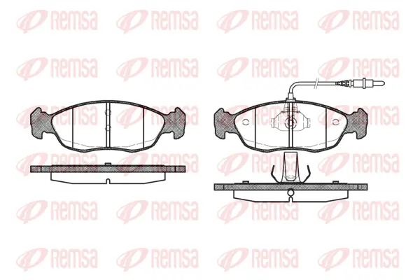 Brake Pad Set, disc brake (0461 02)