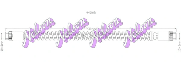 Brake Hose (H4208)