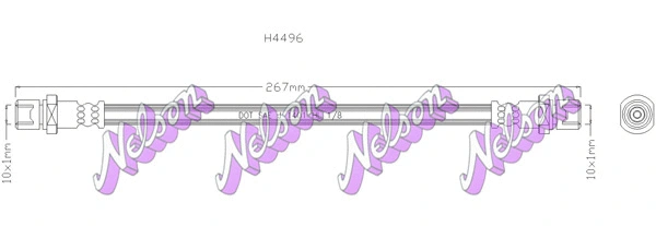 Brake Hose (H4496)