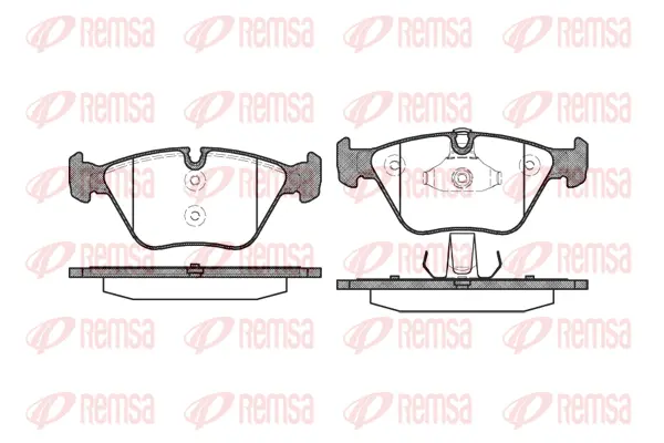 Brake Pad Set, disc brake (0963 10)