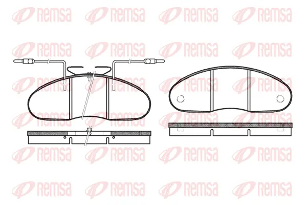 Brake Pad Set, disc brake (0048 02)