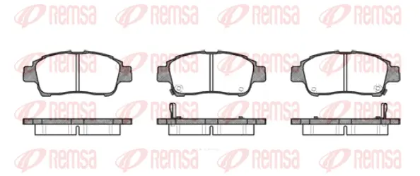 Brake Pad Set, disc brake (0712 02)