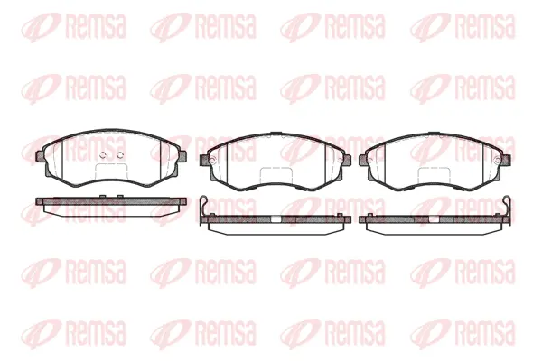 Brake Pad Set, disc brake (0318 52)
