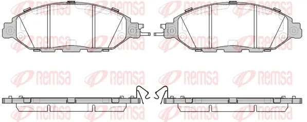 Brake Pad Set, disc brake (1518 15)
