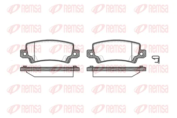 Brake Pad Set, disc brake (0874 02)