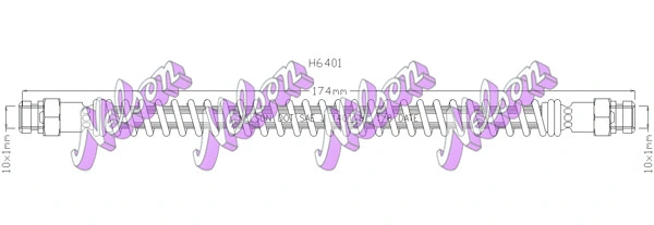 Brake Hose (H6401)