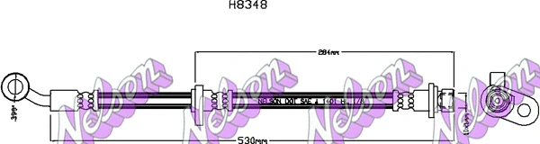 Brake Hose (H8348)