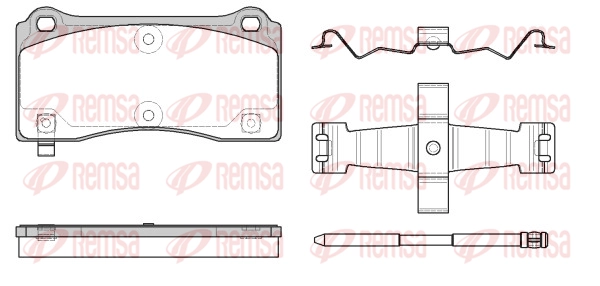 Brake Pad Set, disc brake (0983 14)