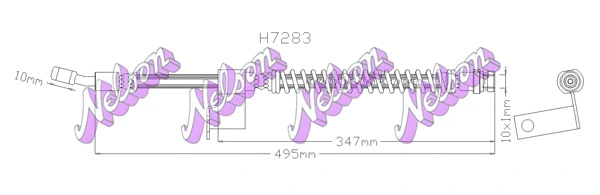 Brake Hose (H7283)