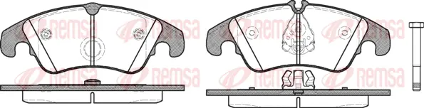 Brake Pad Set, disc brake (1304 10)