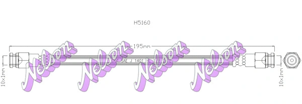 Brake Hose (H5160)