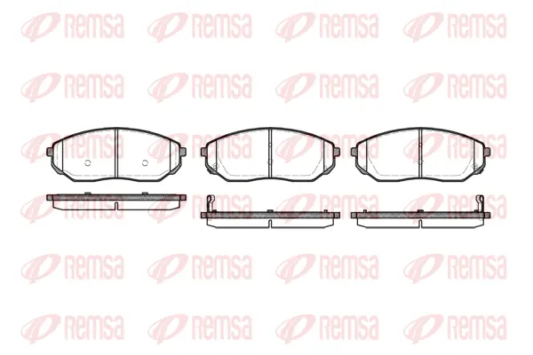 Brake Pad Set, disc brake (1041 02)