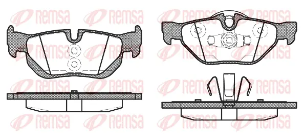 Brake Pad Set, disc brake (1145 10)