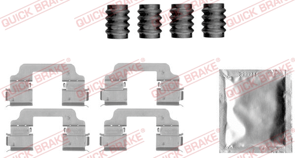 Accessory Kit, disc brake pad (109-1828)