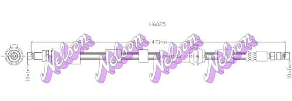Brake Hose (H6025)