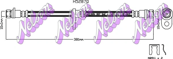 Brake Hose (H5287Q)