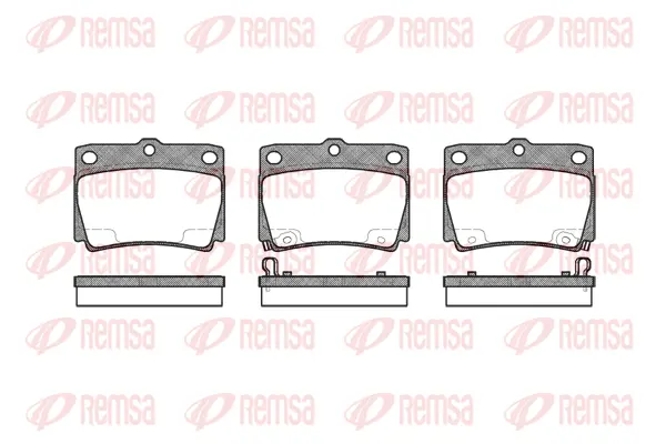 Brake Pad Set, disc brake (0750 02)