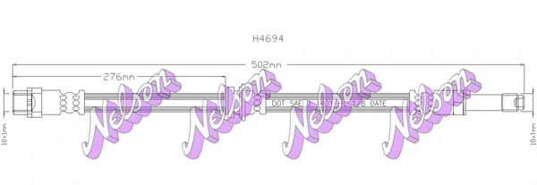Brake Hose (H4694)