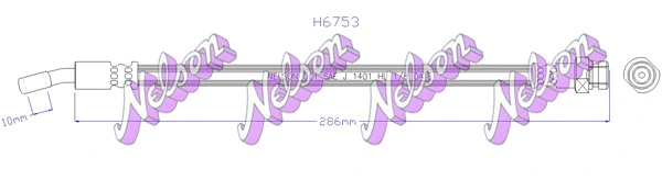 Brake Hose (H6753)